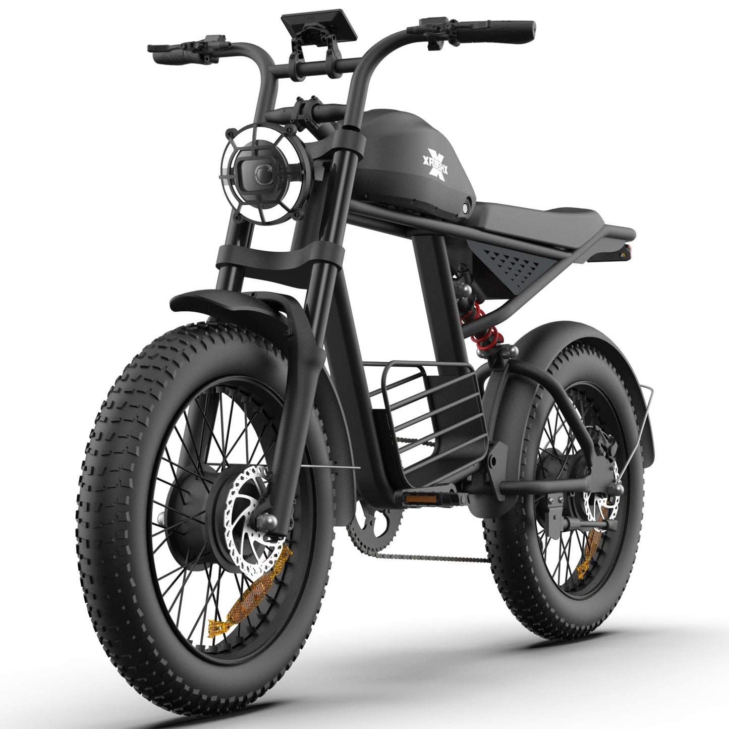 Retro Electric Bike for Adults,1000W-1600W(Peak Power) Electric Dirt Bike,35MPH 60Miles E Bikes, 20" Fat Tire Adult Electric Bicycle with 48V 18.9AH Battery, 7 Speed E Bike