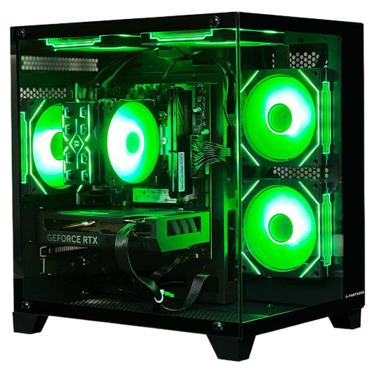 ALCPOK Gaming PC Desktop, Intel Core i5 14400F, RTX 4060, 32GB RAM, 1TB SSD, ARGB Fan, Tower Computer for Gaming and Office