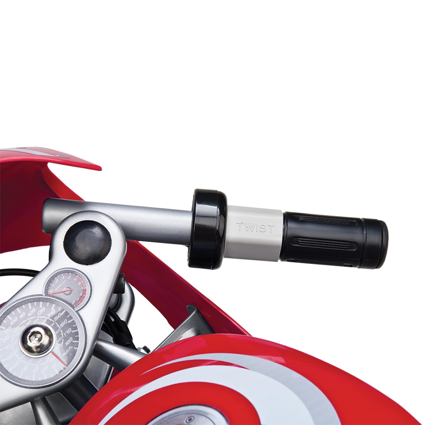 Razor 24V Mini Electric Bike, Single Speed Racing Motorcycle Pocket Rocket with 10 Inch Pneumatic Tires, Speeds up to 15 MPH, Ages 13 and Up, Red