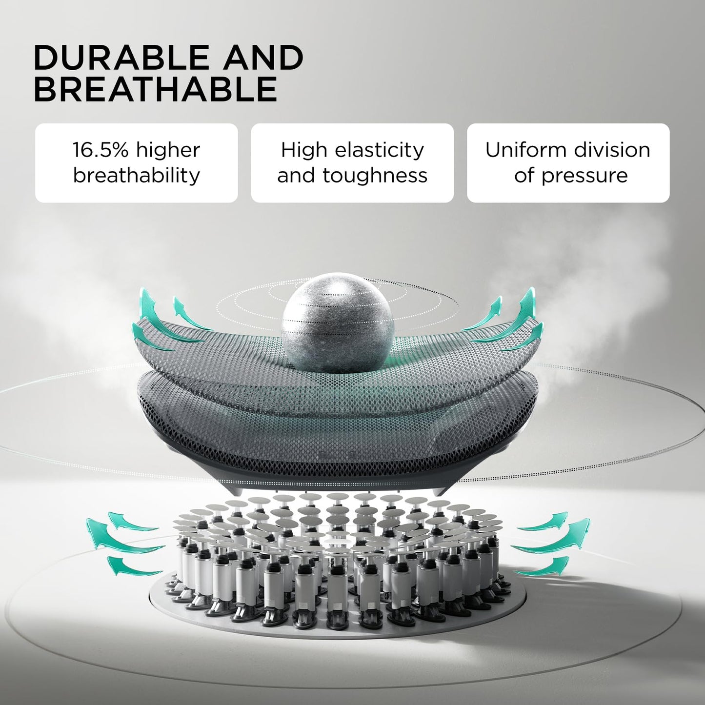 Hbada E3 Pro Ergonomic Office Chair, Big and Tall Office Chair - with 3-Zone Dynamic Lumbar Support, 4D Adjustable Headrest, 6D Adjustable Armrests, Swivel, Black