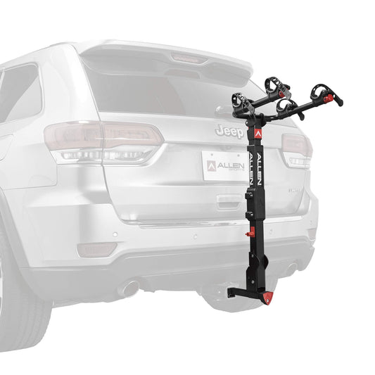 Allen Sports Premier Locking Quick Release 2-Bike Carrier for 2 in. & 1 4 in. Hitch, Model QR525 , Black