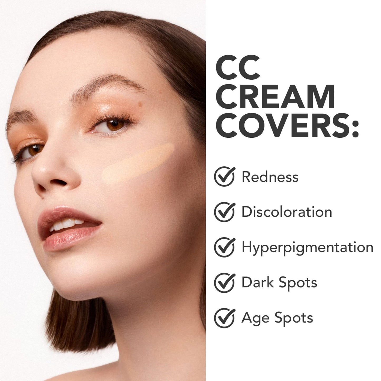 Dermablend Continuous Correction Tone-Evening CC Cream Foundation SPF 50+, Full Coverage Foundation Makeup & Color Corrector, Oil-Free, 10N FAIR 1, 1 Fl Oz (Pack of 1)
