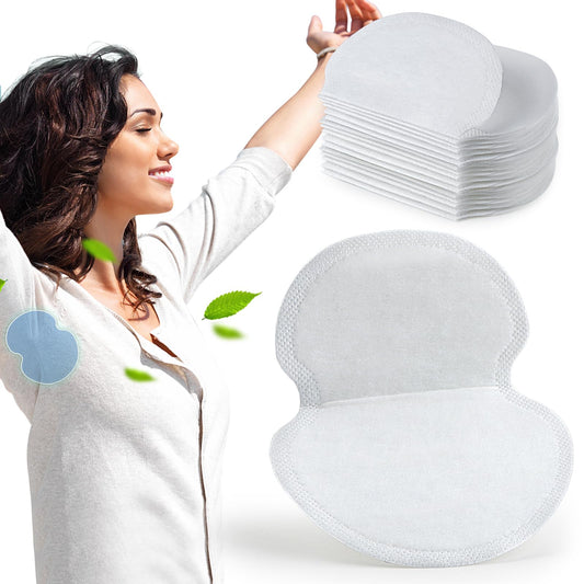 Underarm Sweat Pads - OTTOLIVES PREMIUM QUALITY Fight Hyperhidrosis [50 PCS] for Men and Women Comfortable, Non Visible, Extra Adhesive, Disposable Dress Guards/Shields, Non Sweat Armpit Protection