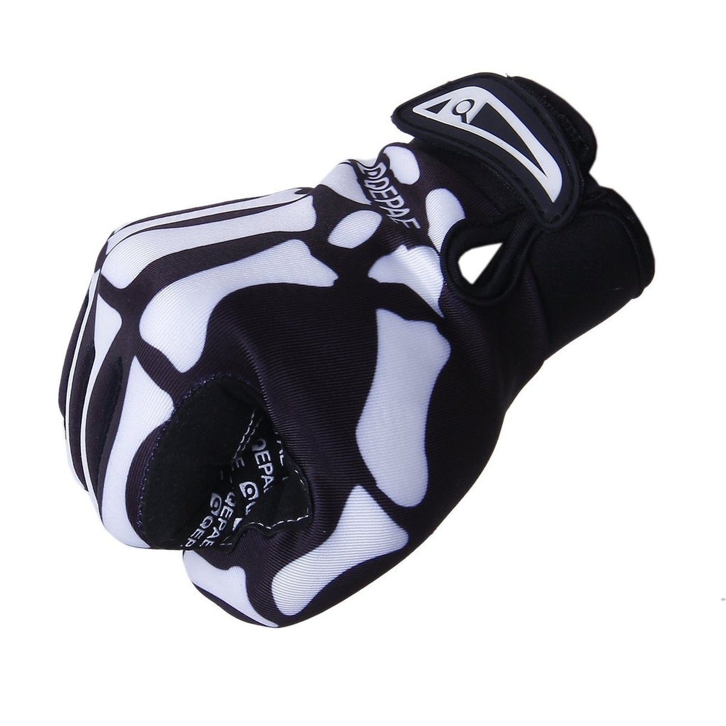 Basecamp Bike Full Finger Skeleton Gloves,Slip-Resistant Performance Specialized Bike Cycling Bicycle Riding Gloves for Women and Men,Bone Skeleton Gloves Costume Hand Gloves for Bike Riders(XL)