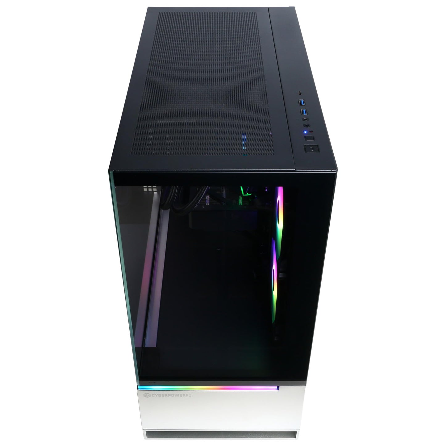 CyberPowerPC Gamer Supreme Gaming PC, AMD Ryzen 7 8700F 4.1GHz, GeForce RTX 5070 12GB, 32GB DDR5, 2TB PCIe 4.0 SSD, WiFi Ready & Windows 11 Home (SLCAI9400A3)