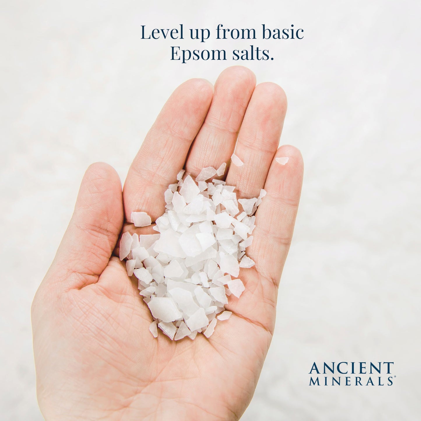 Ancient Minerals Magnesium Bath Flakes of Pure Genuine Zechstein Chloride - Resealable Magnesium Supplement Bag That Will Outperform Leading Epsom Salts 1.65 lbs
