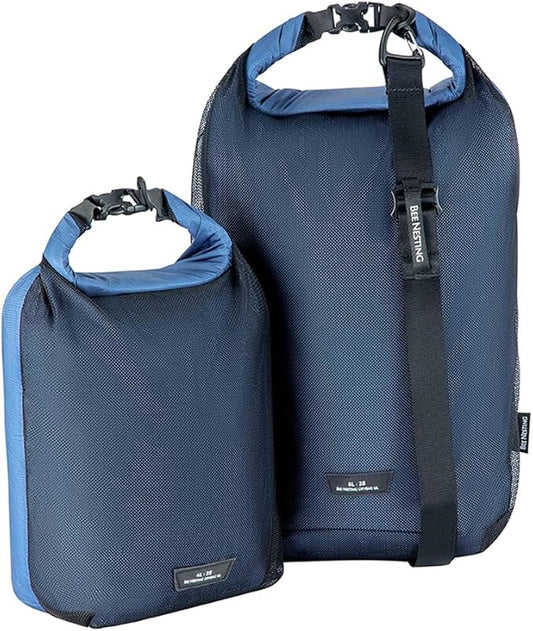 Waterproof dry sack Lightweight Dry Bag Soft and comfortable stuff sacks for backpacking Rafting Boating Camping (Bule, 4L 8L)