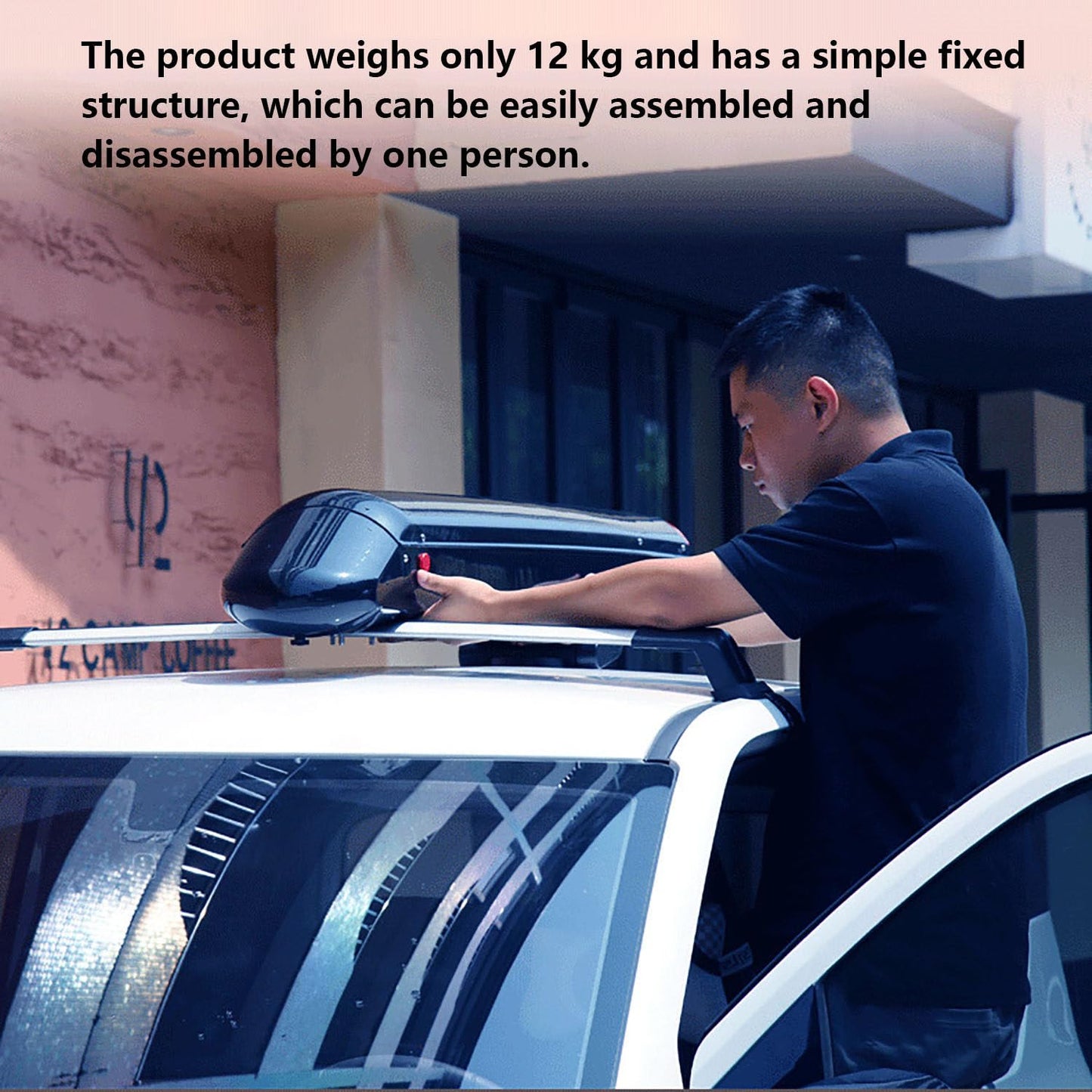 aigahealzhou Automatic Car Umbrella Tent, Upgrade Car Parasol Tent with Storage Box/Roof Rails, 5000mAh Battery, Remote Control, UV Protection Parasol Tent, 3800 * 2800MM,Grey