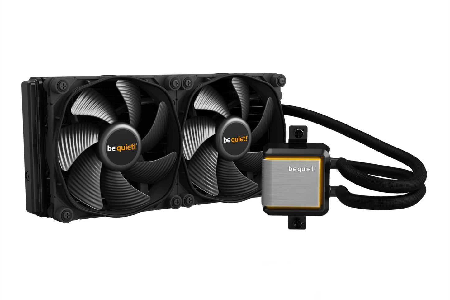be quiet! Silent Loop 2 280mm CPU Liquid Cooler for Overclocked Systems, 2X Silent Wings 3 PWM high-Speed Fans, dampened and Adjustable Pump, 6-Pole Motor, 3-Chamber Pump, ARGB LEDs