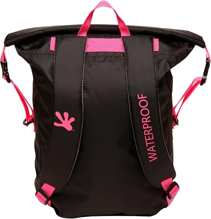 geckobrands Lightweight 30L Waterproof Backpack - Lightweight Watertight Outdoor Bag Hiking Traveling Light Water Activities