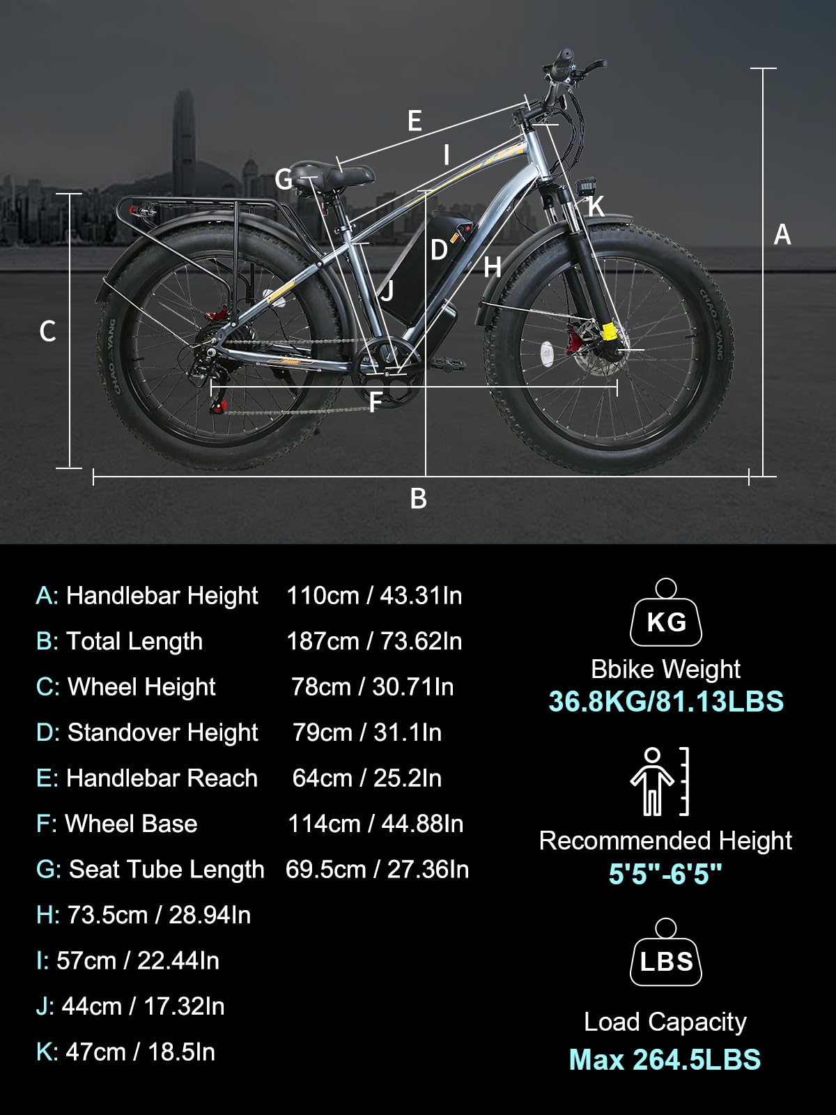 Electric Bike for Adults 1000W 48V 20Ah Removable Battery, Fat Tire Electric Bike 26"×4.0, Electric Mountain Bike 31MPH Top Speed, Adult Electric Bicycle for Commute & Trail, UL-Certified E-Bike