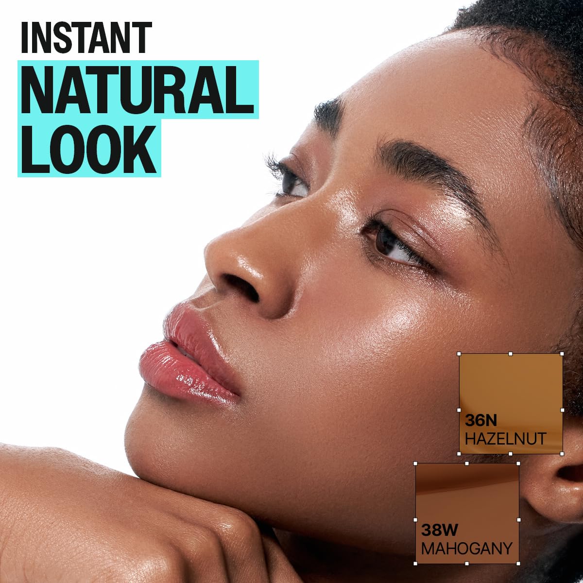 CLIO Kill Cover Founwear Cushion Foundation – Korean Makeup, Full High Coverage, Airy Satin Finish, Skin Fit, 38W MAHOGANY