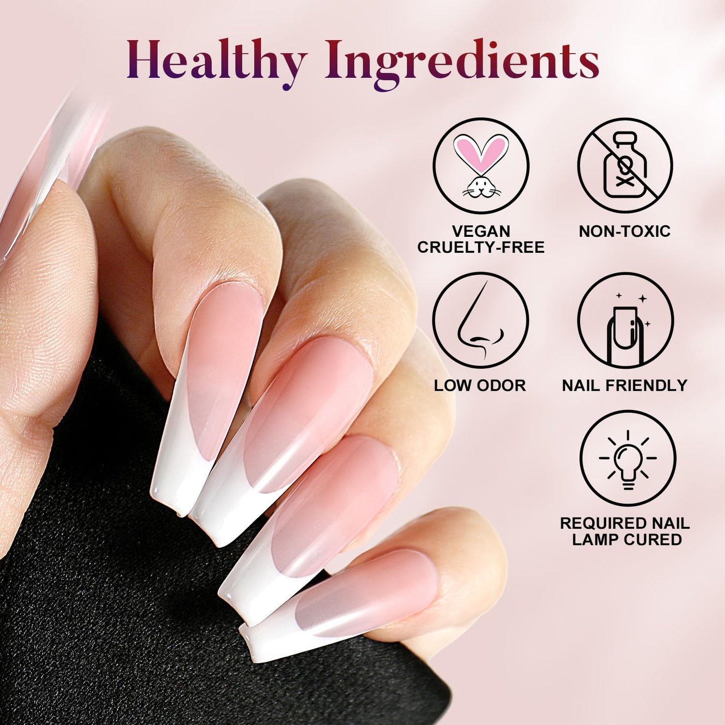 AIMEILI Gel Nail Polish Soak Off U V LED Nude Gel Polish - Rose Nude (022) 10ml