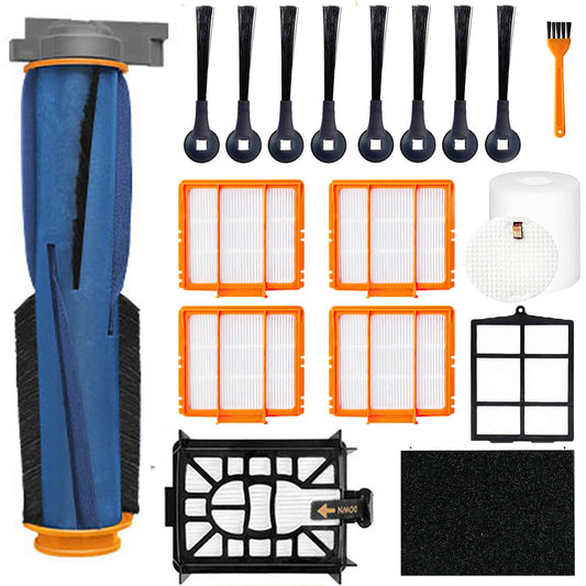 Replacement Accessories for Shark AI AV2501S, AV2501AE, AV2511AE, RV2502AE, RV2520AOUS, AV2510AOUS Robotic Vacuum Cleaner Spare Parts Kit With Main Brush Side Brush Filter
