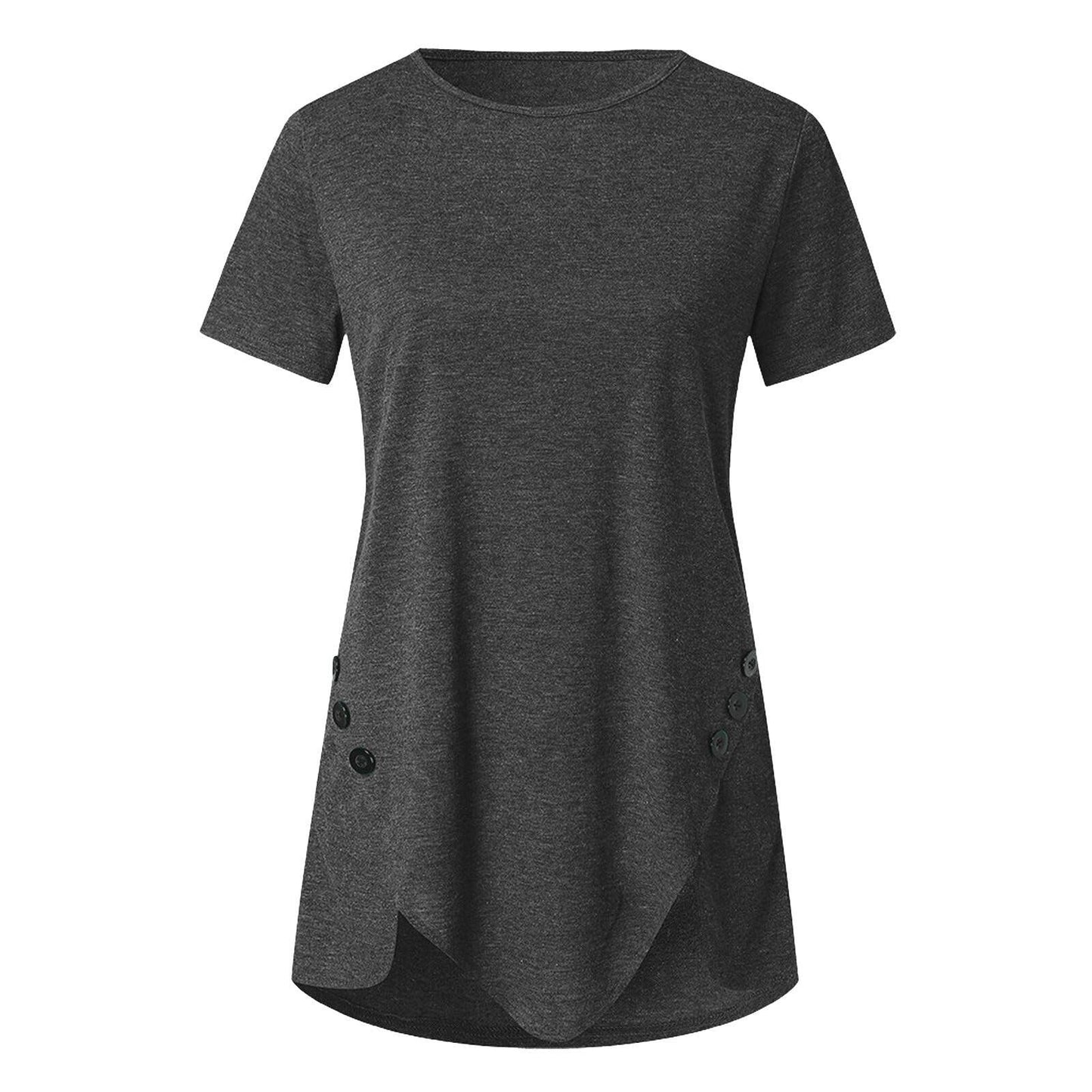 Aniywn Women's Plus Size Sweatshirt Tops Ladies Baggy Long Sleeve Thin Solid/Printing Pullover Blouse T Shirts