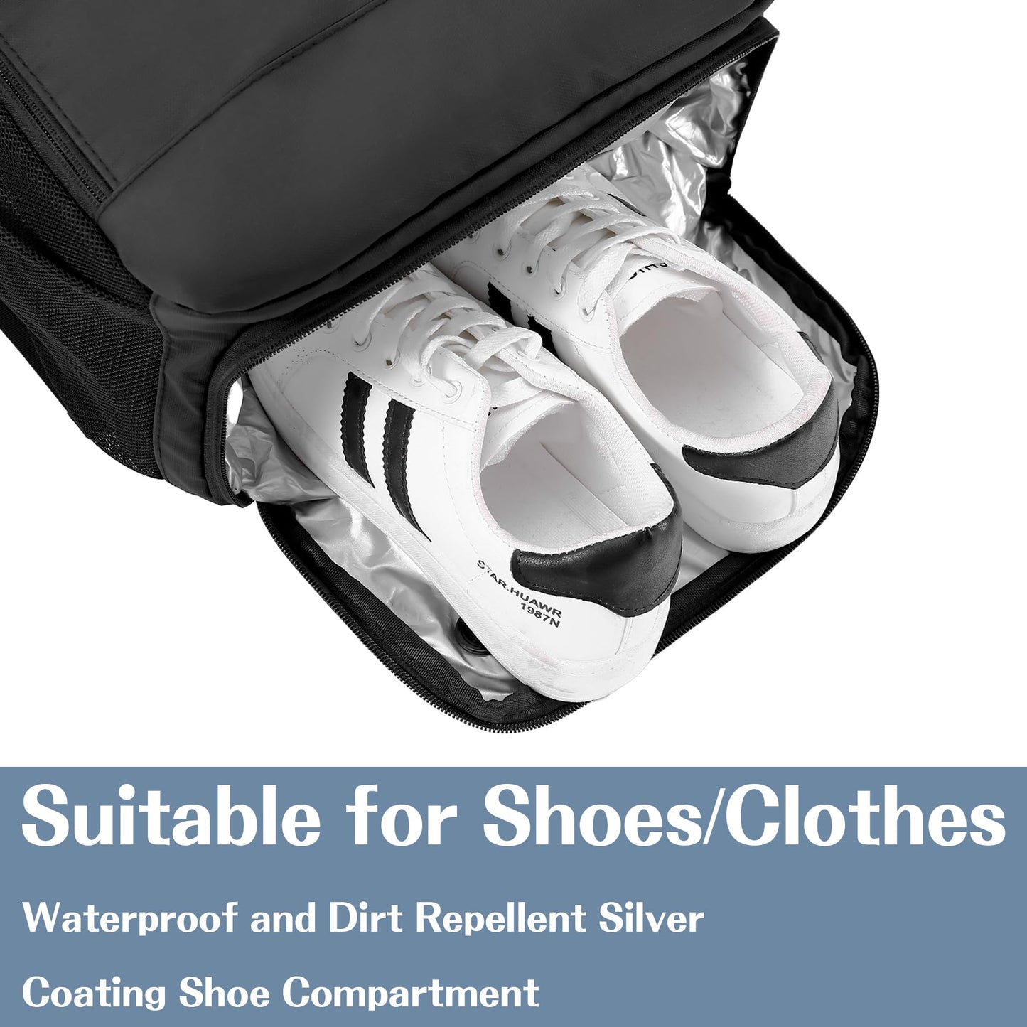 Bagenerous 24L Basketball Backpack with Separate Ball Holder Shoe Compartment