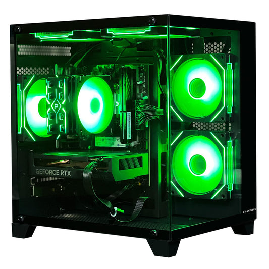 ALCPOK Gaming PC Desktop Computer,Intel Core i5 14400F Gaming Computer RTX 5060,32GB RAM 1TB SSD,ARGB Fan,Prebuilt Gaming PC Tower for Office