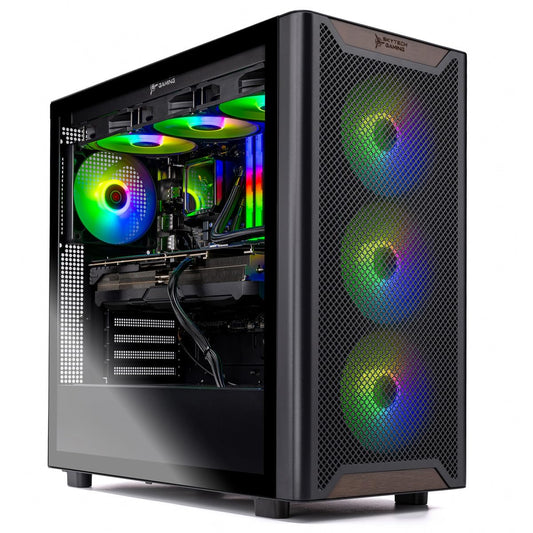 Skytech Gaming Chronos 3 Desktop PC, Ryzen 7 7700X 4.5 GHz (5.4GHz), NVIDIA RTX 5070 12GB, 1TB NVMe SSD, 32GB DDR5 RAM 5600 RGB, 850W Gold PSU, 360mm ARGB AIO, Wi-Fi, Win 11