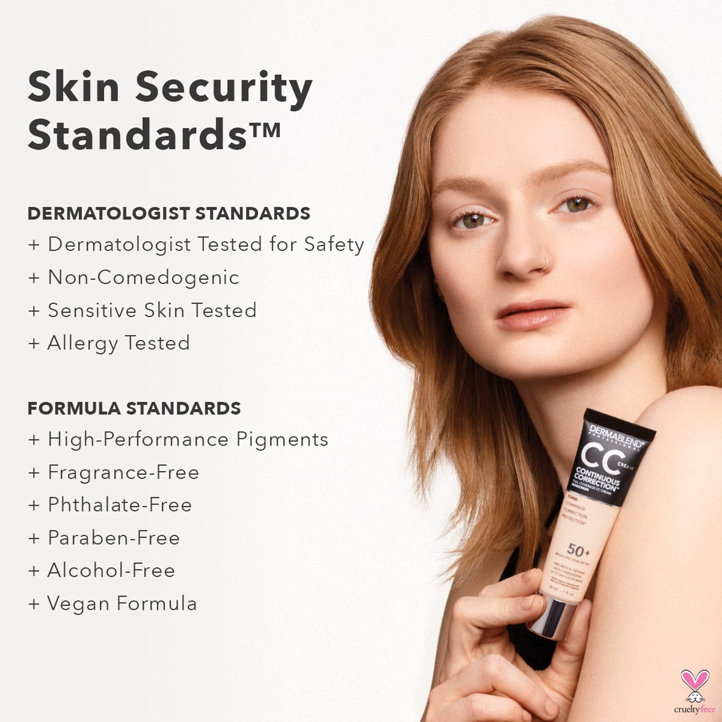 Dermablend Continuous Correction Tone-Evening CC Cream Foundation SPF 50+, Full Coverage Foundation Makeup & Color Corrector, Oil-Free, 10N FAIR 1, 1 Fl Oz (Pack of 1)