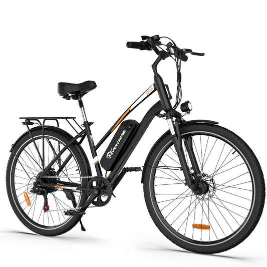 EVERCROSS EK28 28" Electric Bike for Adults, 500W Electric Mountain Bike with 36V 12AH Battery, 60 Miles Range & 20 MPH Ebike, 7 Speeds Electric Bicycle and Removable Li-ion Battery, UL 2849