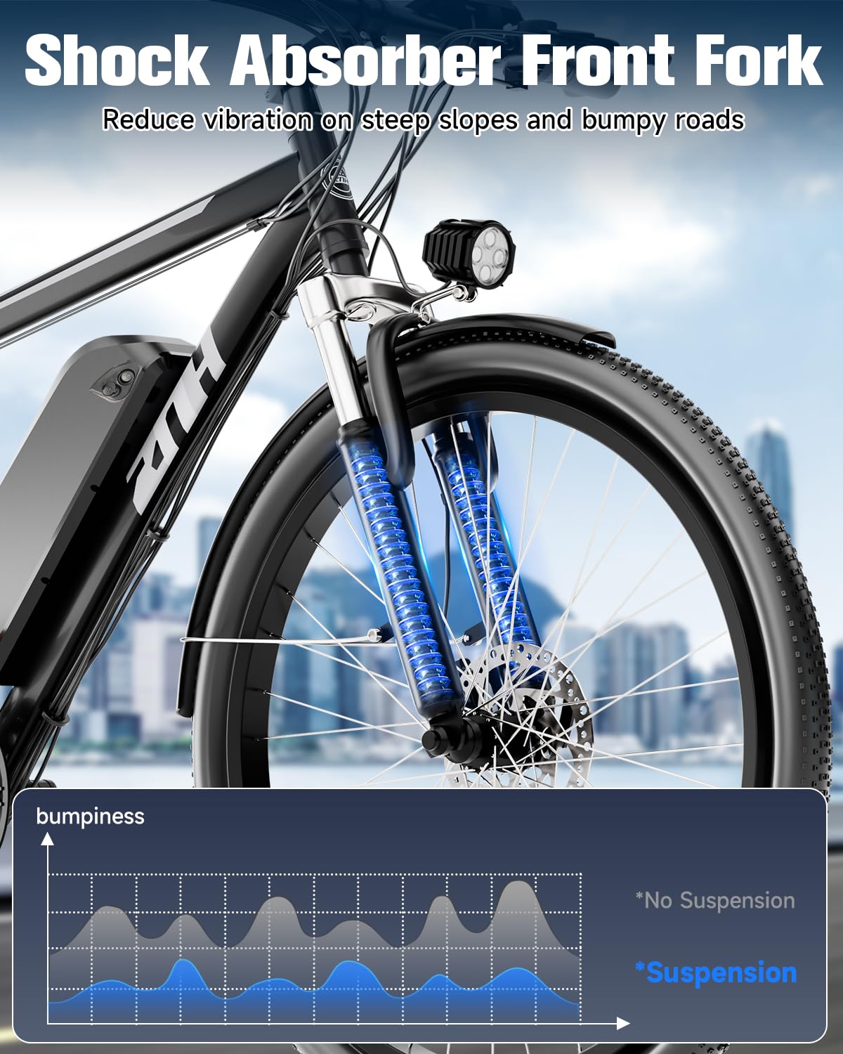 ZNH Electric Mountain Bikes 750w Peak Motor Ebikes with 48V 624Wh Battery 26 in Step Over E Mountain Bike for Commuter 26Mph Electric Bicycle for Adult Up to 80 Miles,21 Speed and Suspension Fork