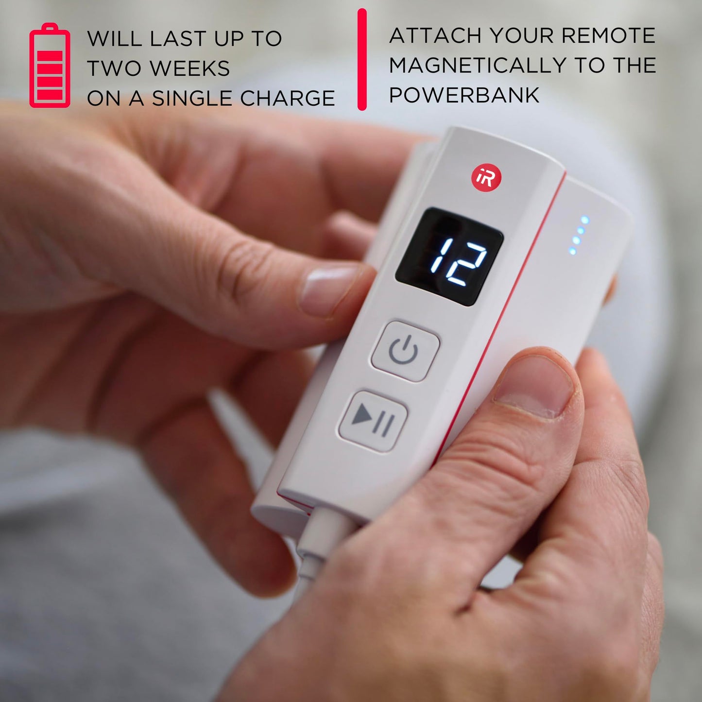 iRestore Professional + Rechargeable Battery Pack - Laser Red Light Therapy for Hair Growth - FDA Cleared Hair Loss, Thinning Treatment for Men & Women - Hair Regrowth Cap - 282 Lasers & LEDs