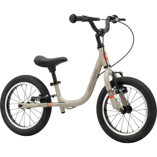 Retrospec Cub Plus XL Kids Balance Bike - 14in Outdoor Toddler Bike with Adjustable Height 15-21in - Lightweight Aluminum Frame & Hand Brakes for Ages 4-6 - Training with Air Tires