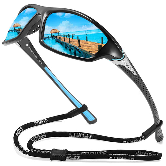FAGUMA Sports Polarized Sunglasses For Men Cycling Driving Fishing 100% UV Protection