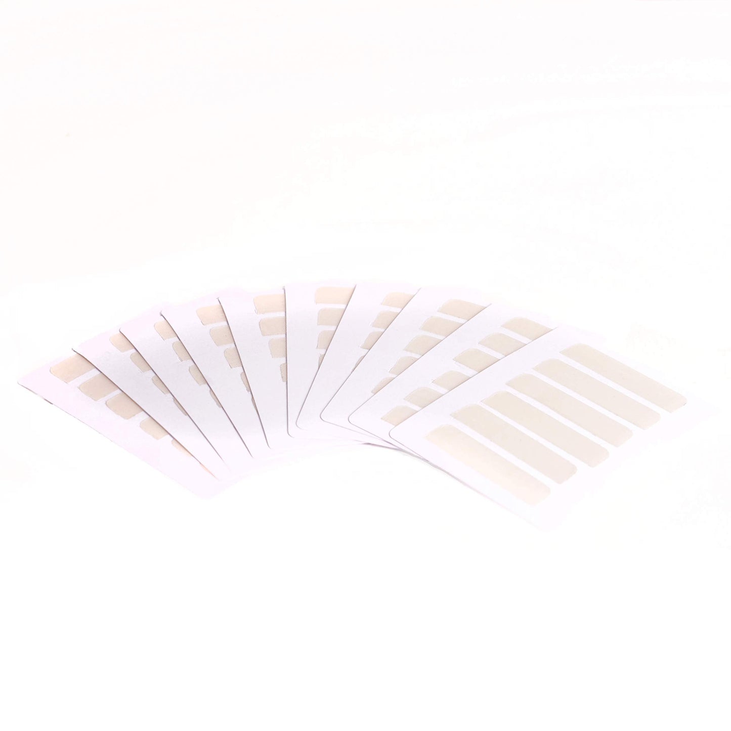 Single Sided Tape-In Extension Tape by The Hair Shop-Professional Strong No Residue Bonding Single-Sided Replacement Tape for 100% Remy Human Hair Extensions, 60 Tabs (4 cm x 0.9 cm) (Beige)