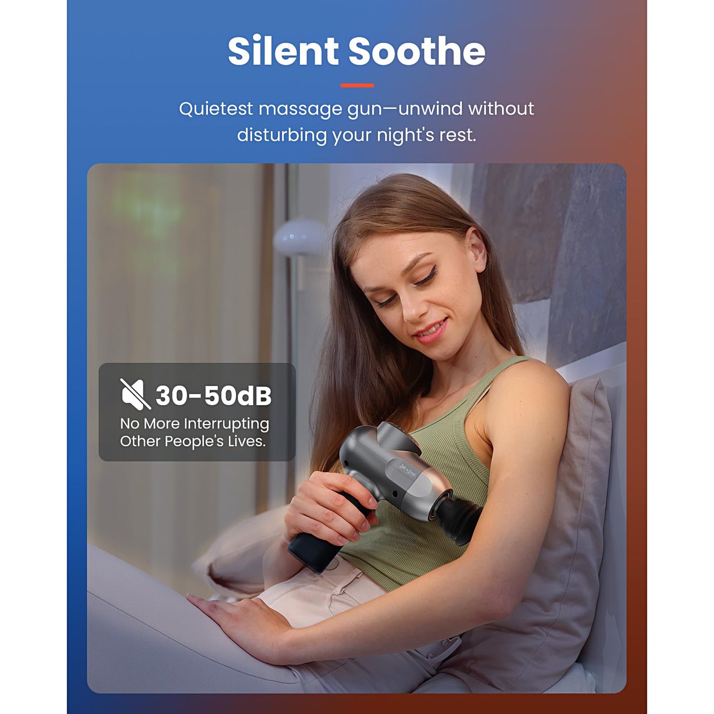 BOB AND BRAD C2 Pro Massage Gun with Heat and Cold Therapy, Mini Massager Gun Deep Tissue, Heated Professional Electric Back Massager for Athletes, Handheld Massager