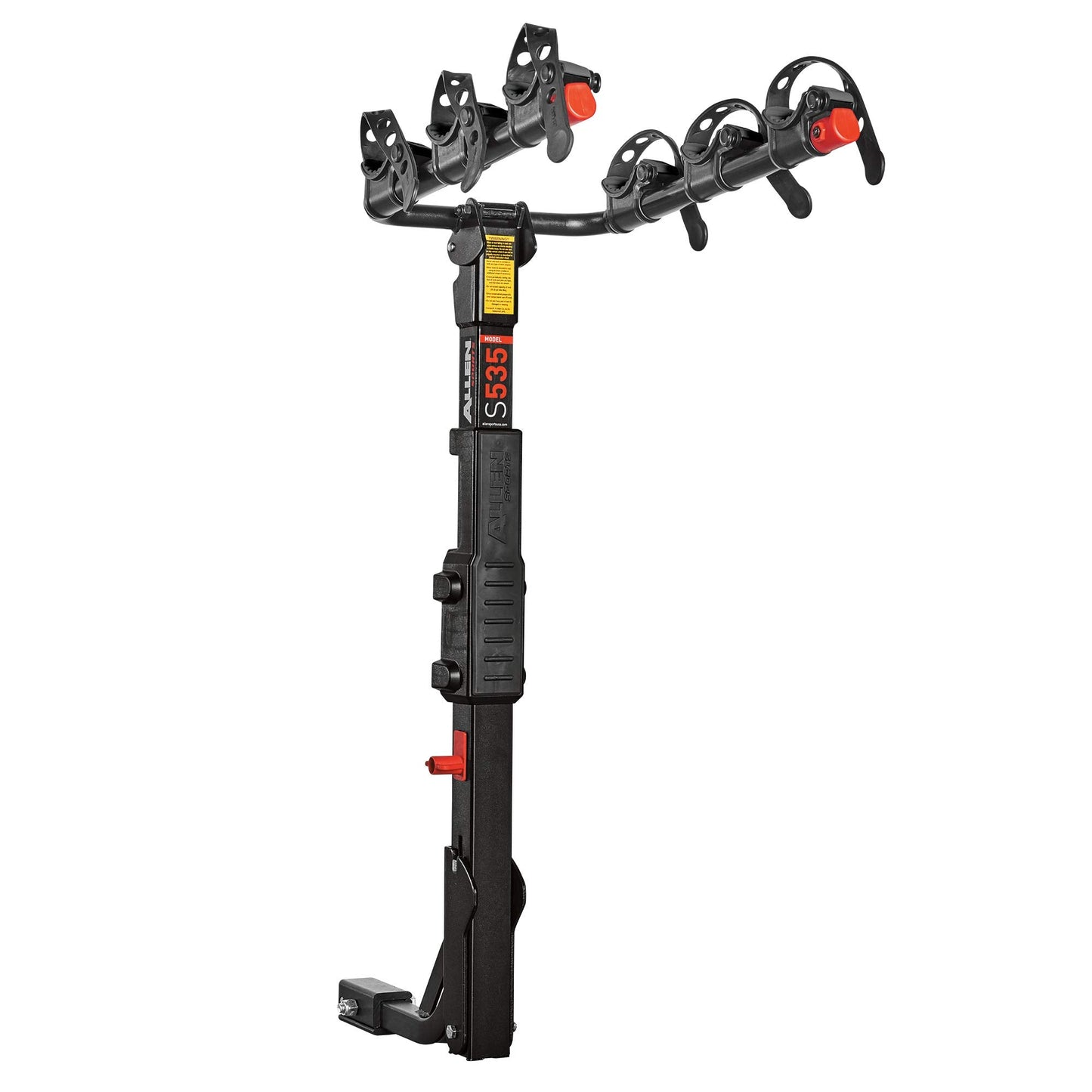 Allen Sports Premier Hitch Mounted 3-Bike Carrier, Model S535 , Black
