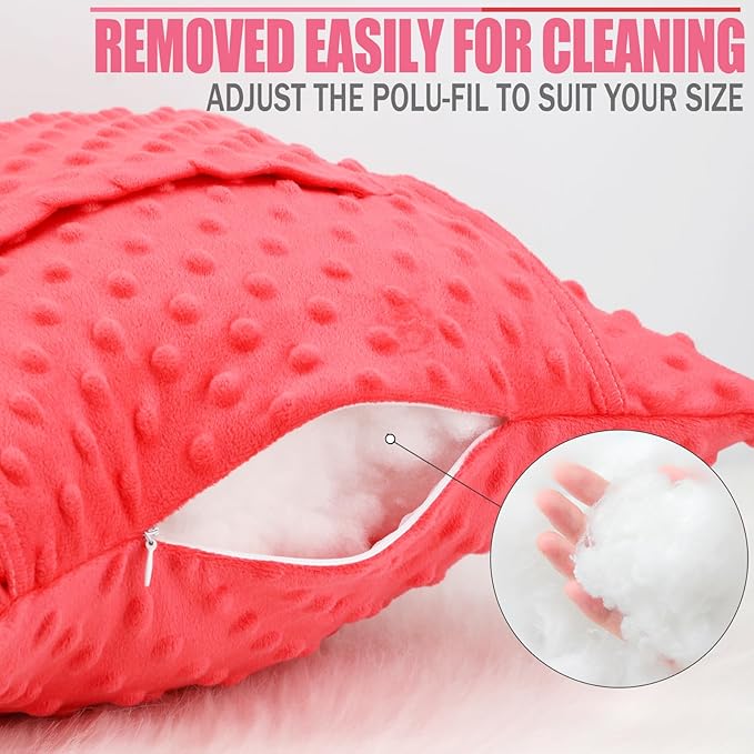 Star Hysterectomy Abdominal Pillows with 2 Pockets, Stomach Pillow after Surgery C-Section Tummy Tuck Support Gifts with Hands Placement Pouch Endometriosis Comfort Recovery Women Men Red