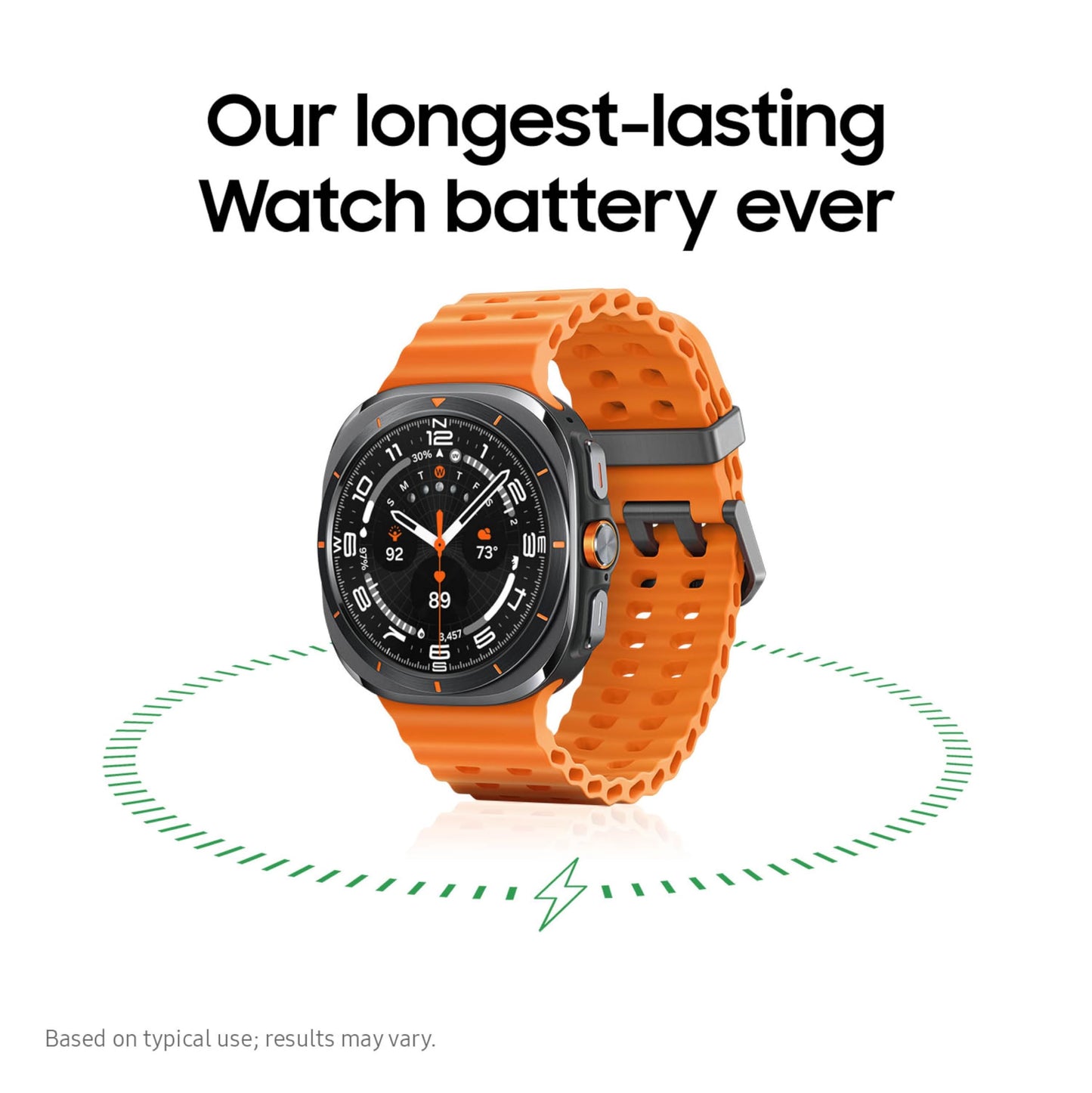 Samsung Galaxy Watch Ultra (2025) 47mm LTE Smartwatch, Titanium Casing, Advanced Sleep Coaching, Running Coach, Energy Score, Heart Rate Tracking, GPS, Titanium Silver [US Version, 2 Yr Warranty]