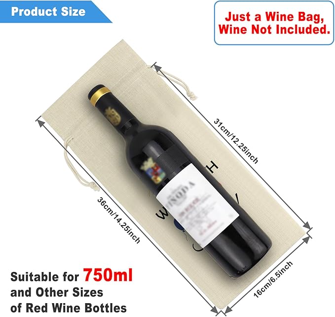 Graduation Gifts for Women Men Funny 2024 Graduation Gifts Decorations Party Wine Bag Class Of 2024 Graduation Gifts College High School Masters Graduation Gifts Drawstring Reusable Wine Bottle Bag