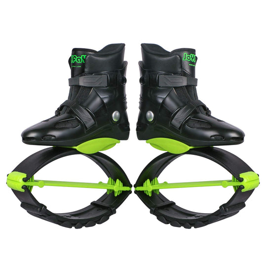 Joyfay Jumps Shoes for Fitness and Workout - Comfortable and Stylish Design - Premium Durable Materials - Unisex Design (Large, Black/Green)