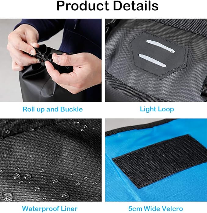 Roswheel Bike Bag Bicycle Storage Bags Tail Underseat Handlebar Bag Bike Top Tube Saddle Seat Bag Waterproof