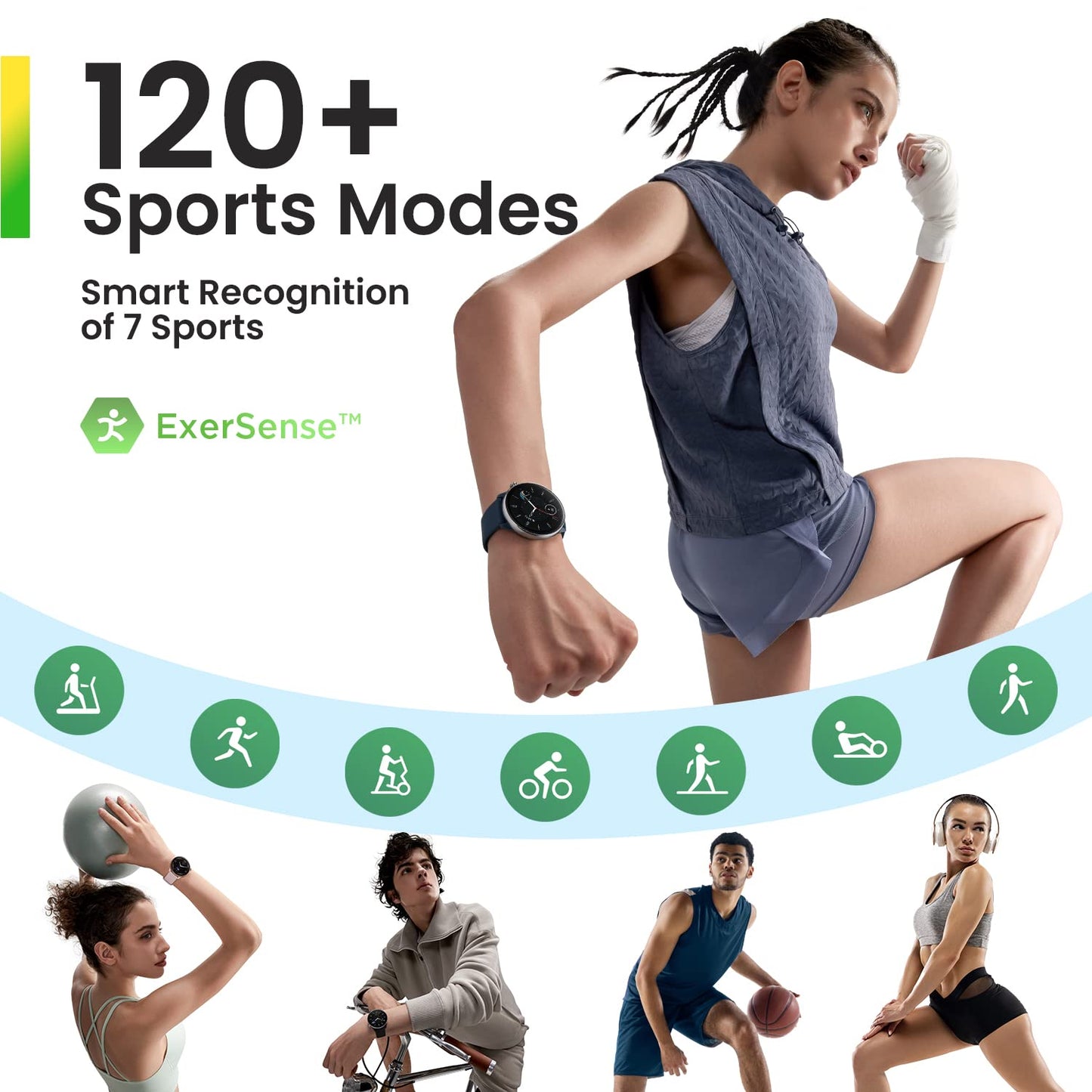 Amazfit GTR Mini Smart Watch 43mm, 14-Day Battery Life, GPS, AI Fitness App Enabled, Heart Rate & Sleep Health Monitoring, Activity Trackers and Smartwatches, Android iPhone Compatible, Misty Pink
