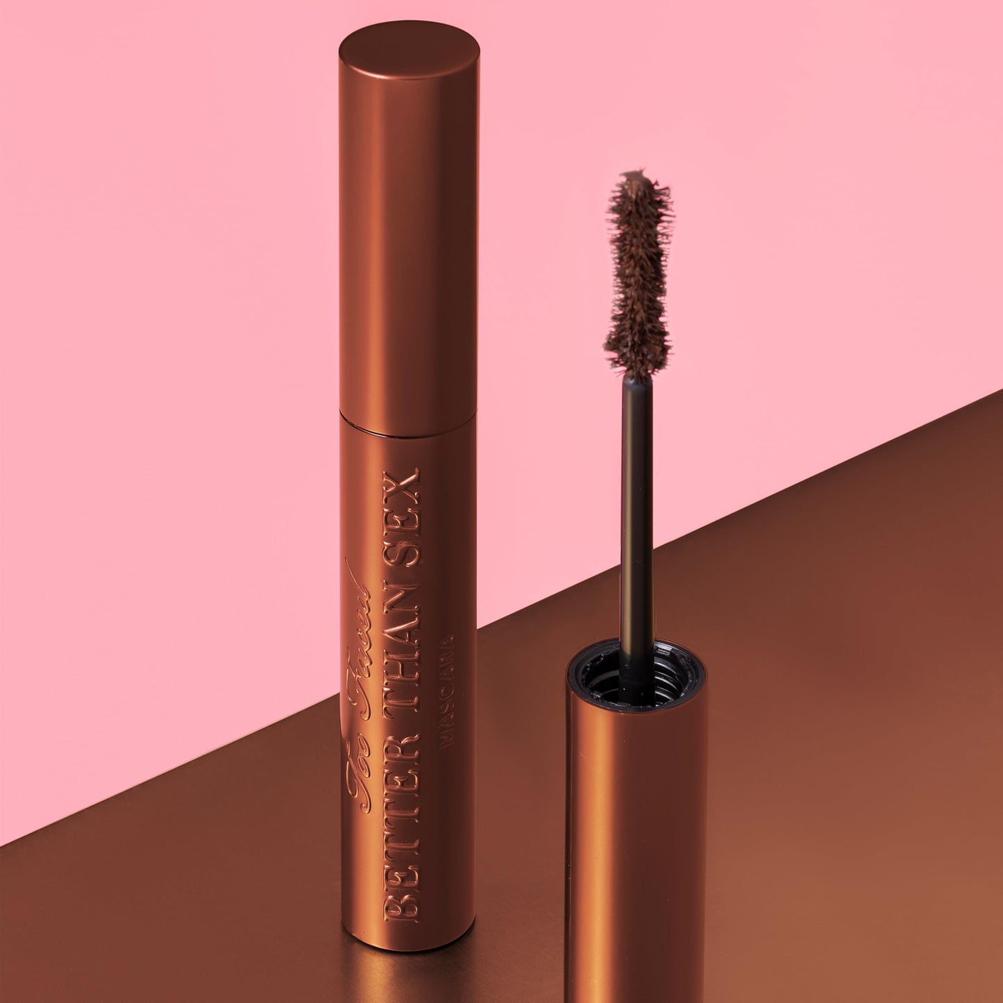 Too Faced Better Than Sex Volumizing Mascara | Dramatic Volume, Length + Peptides Help Condition Lashes, 0.27 Fl Oz, Chocolate