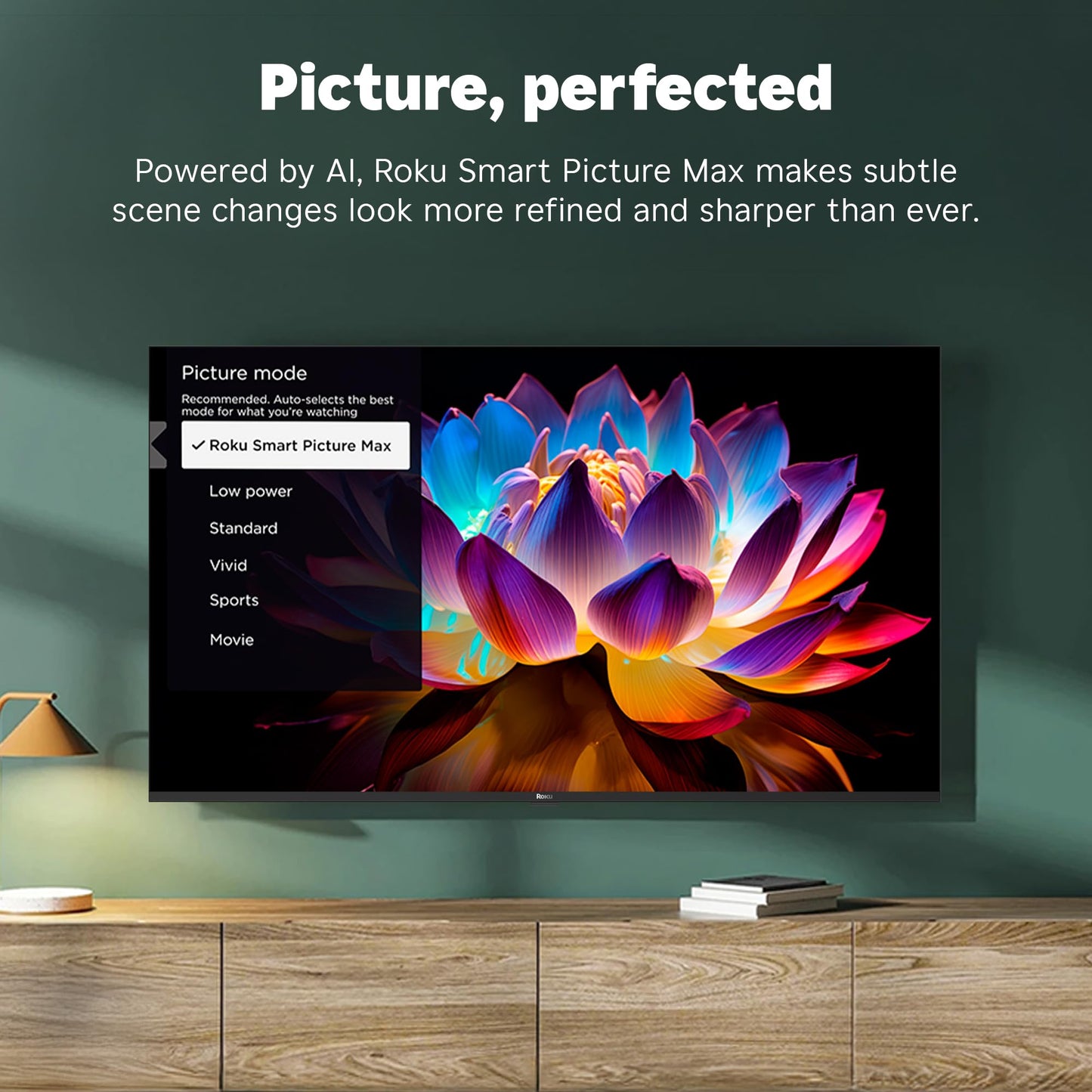Roku Smart TV 2025 – 65-Inch Plus Series, Mini-LED TV – RokuTV with Enhanced Voice Remote – Flat Screen 4K QLED Television with Dolby Vision & Wi-Fi for Streaming Live Local News, Sports