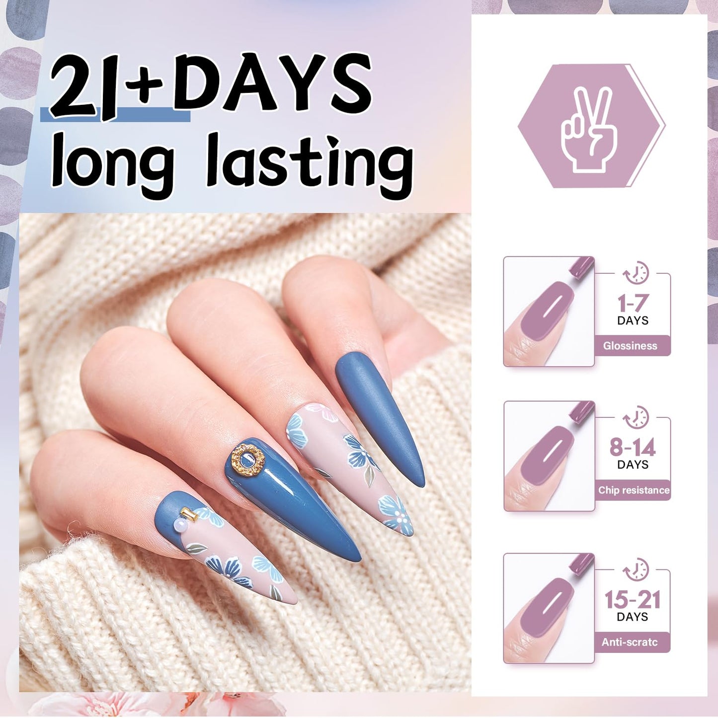27 Colors Gel Nail Polish Kit with U V Light, U V LED Nail Dryer Lamp Curing Gel Nail Polish Set Popular Gel Nail Polish Set DIY at Home, Nail Manicure Tools