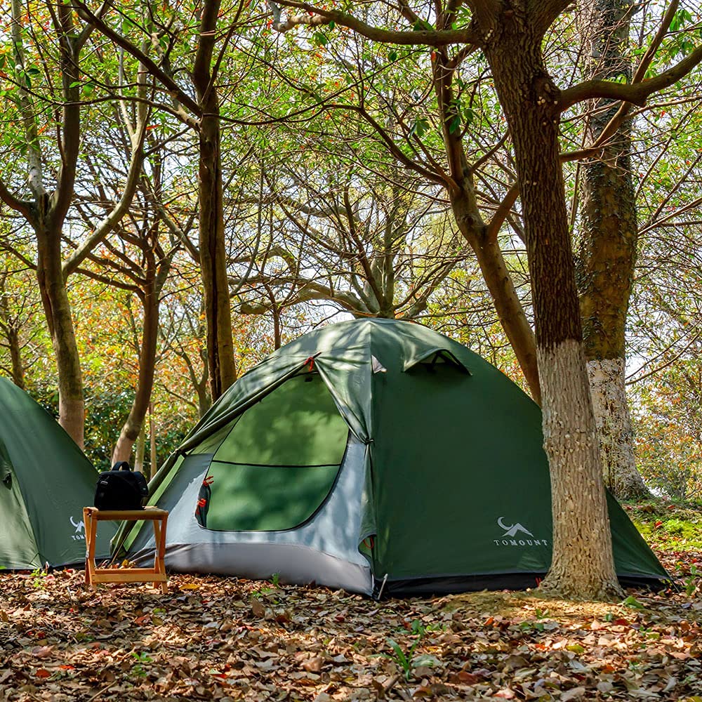 MC TOMOUNT Backpacking Tent 2 Person Waterproof Lightweight Double Layer Free-Standing Aluminum Pole for Outdoor Camping Hiking 4 Season