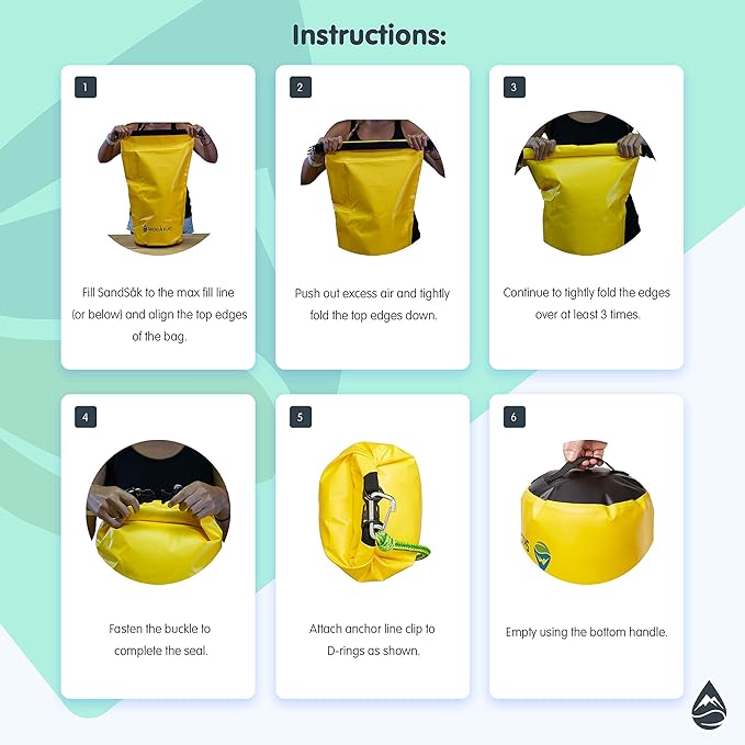 Skog Å Kust SandSåk 2-in-1 PWC Anchor & Dry Bag