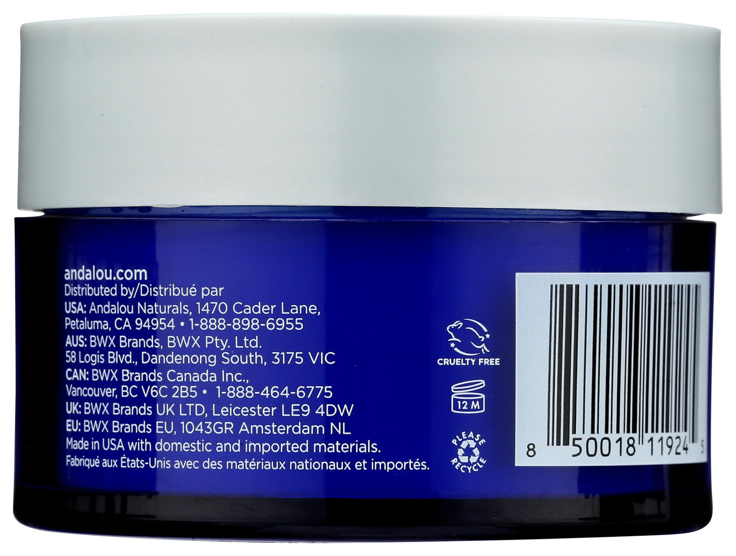 ANDALOU NATURALS Deep Hydration Cleansing Balm, 3 OZ