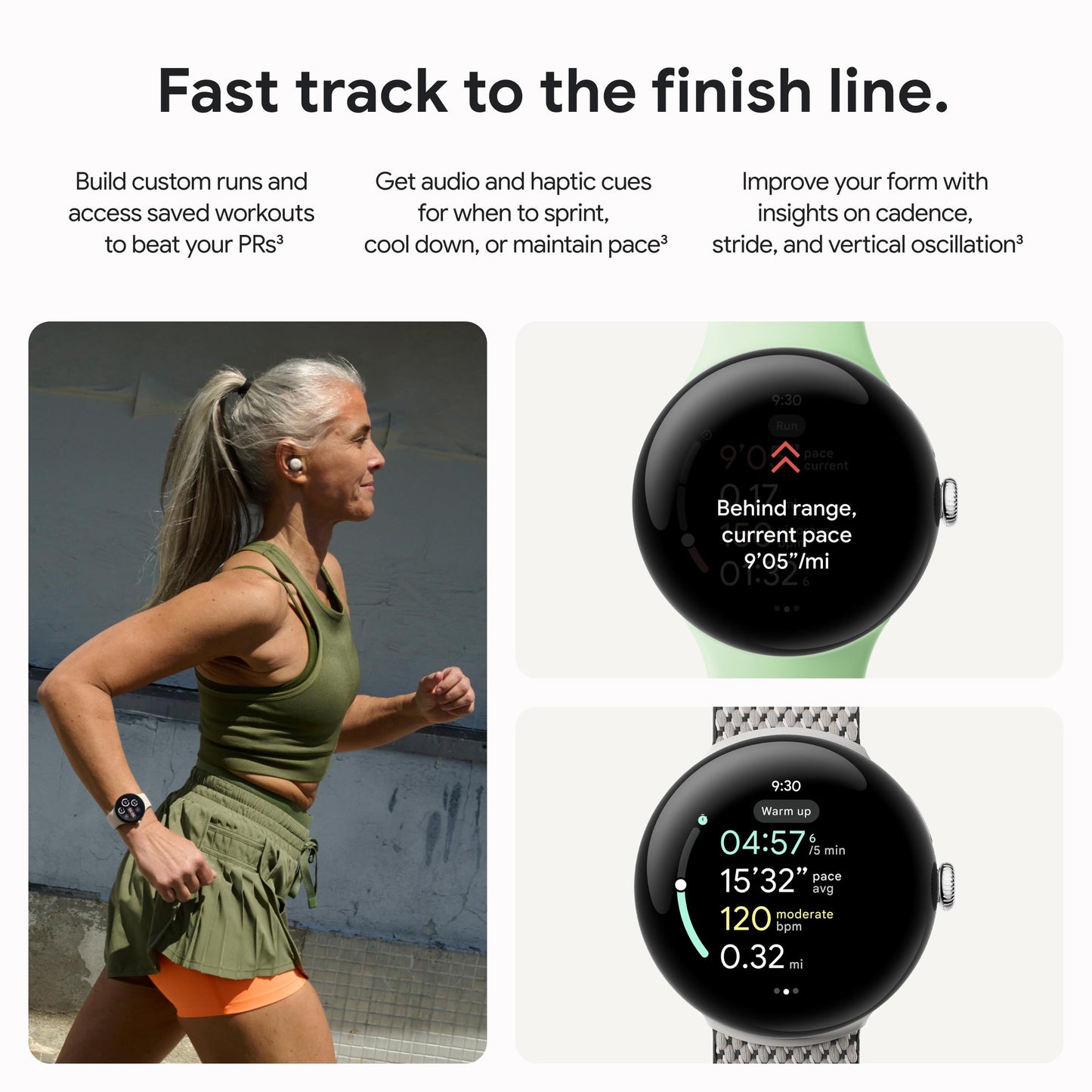 Google Pixel Watch 3 (45mm) Latest Model - Android Smartwatch, Heart Rate Tracking, Fitbit Advanced Running, Fitness Insights, 24-Hour Battery - Matte Hazel Aluminum Case - Hazel Band - Wi-Fi