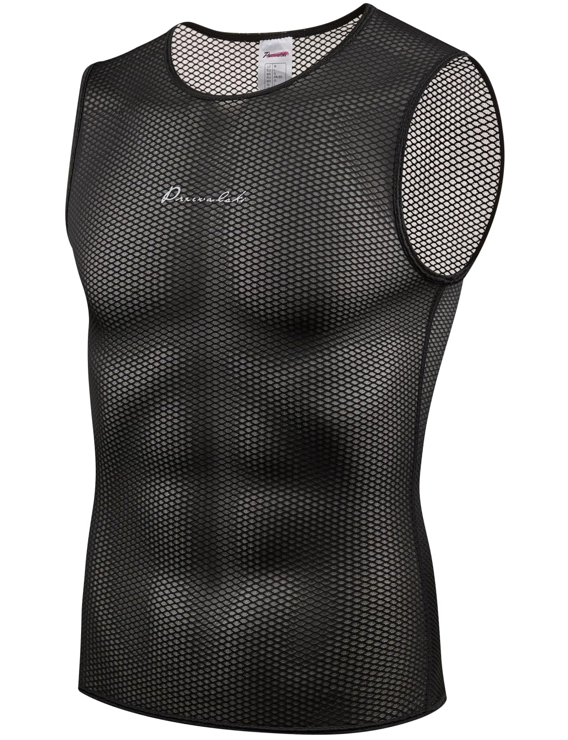 Przewalski Men’s Sleeveless Cycling Undershirt Quick Dry Bike Base Layer Vests Breathable Bicycle Jerseys Biking Tank Tops