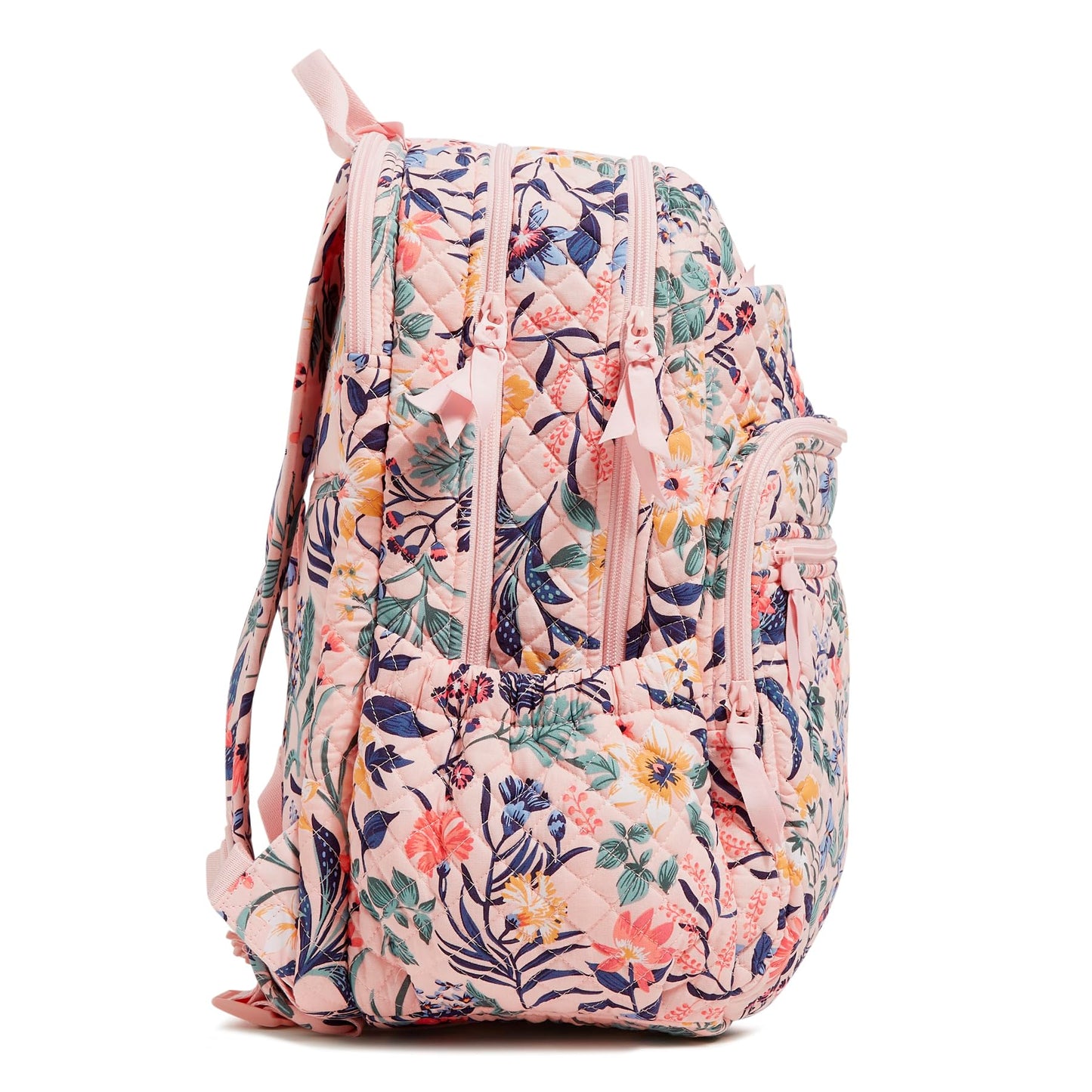 Vera Bradley Cotton XL Campus Backpack, Paradise Coral