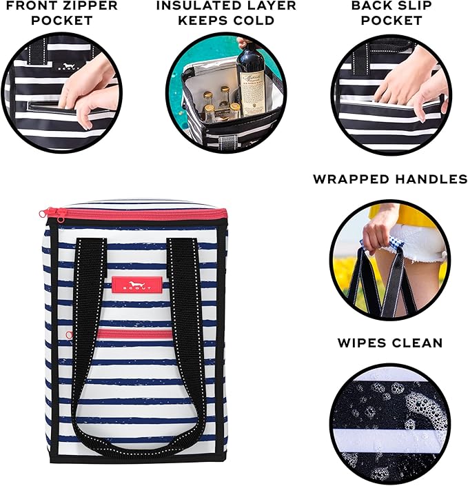 SCOUT Pleasure Chest - Soft, Lightweight, Insulated Cooler, Fits 5 Wine Bottles, Cooler for Beach, Pool, Boat, and Picnics