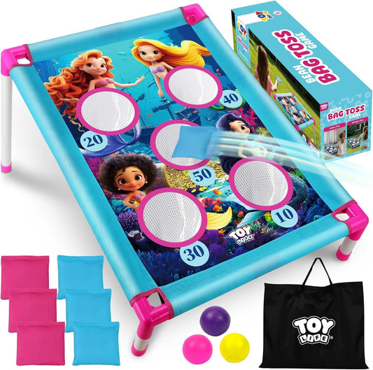 TOY Life Bean Bag Toss Game, Unicorn Toys for Girls Age 4-6, Kids Outdoor Games, Outside Toys for Kids Ages 4-8, Outdoor Toys for Toddlers 3-5, Unicorn Gifts for Girls 4-6, Unicorn Toys