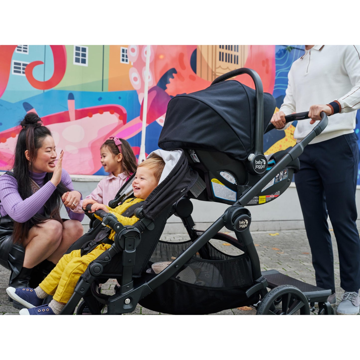 Baby Jogger Glider Board for City Mini 2 City Mini 2 Double GT2 GT2 Double Select and Select LUX Strollers Black