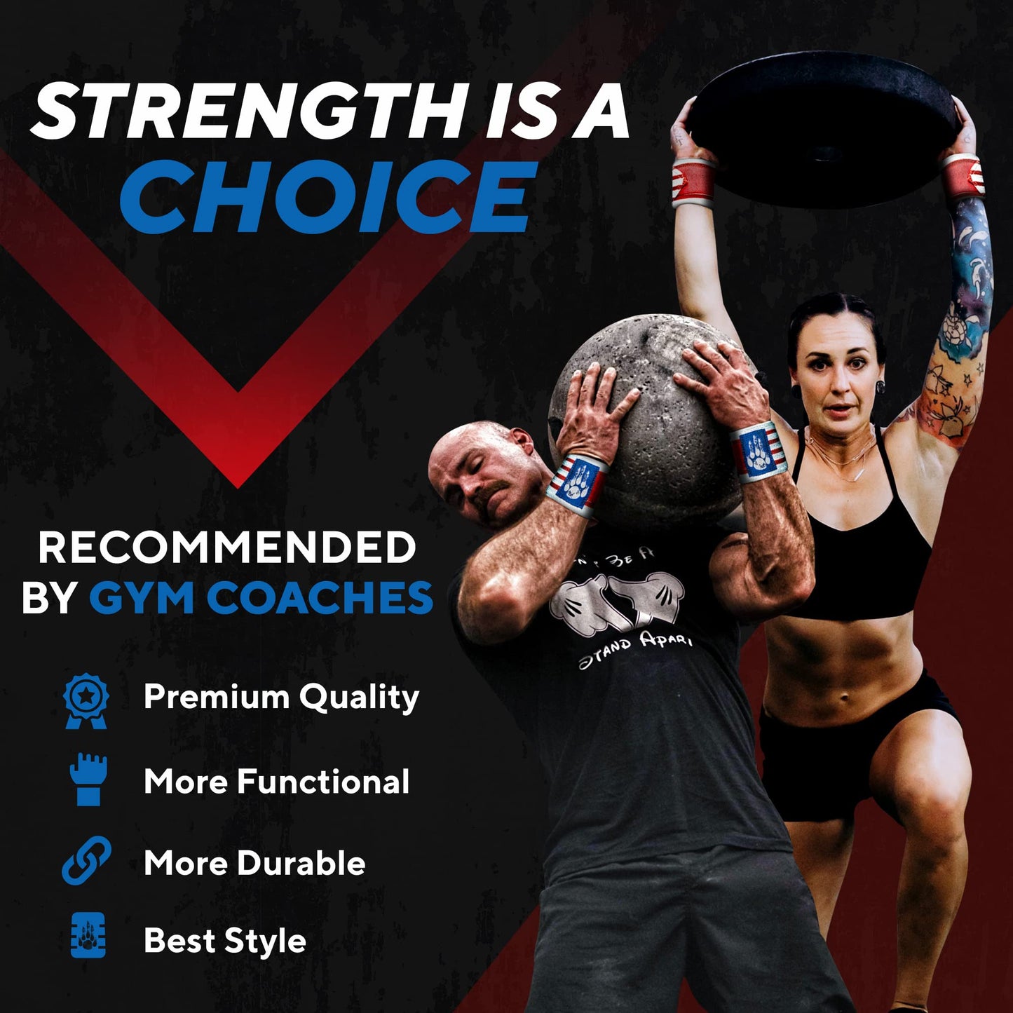 MANIMAL Wrist Wraps for Weightlifting - Professional Wrist Straps for Men and Women - Strength Training, Bodybuilding, Powerlifting, Cross Fit - Eliminate Wrist Pain with Durable Support (Since 2010)